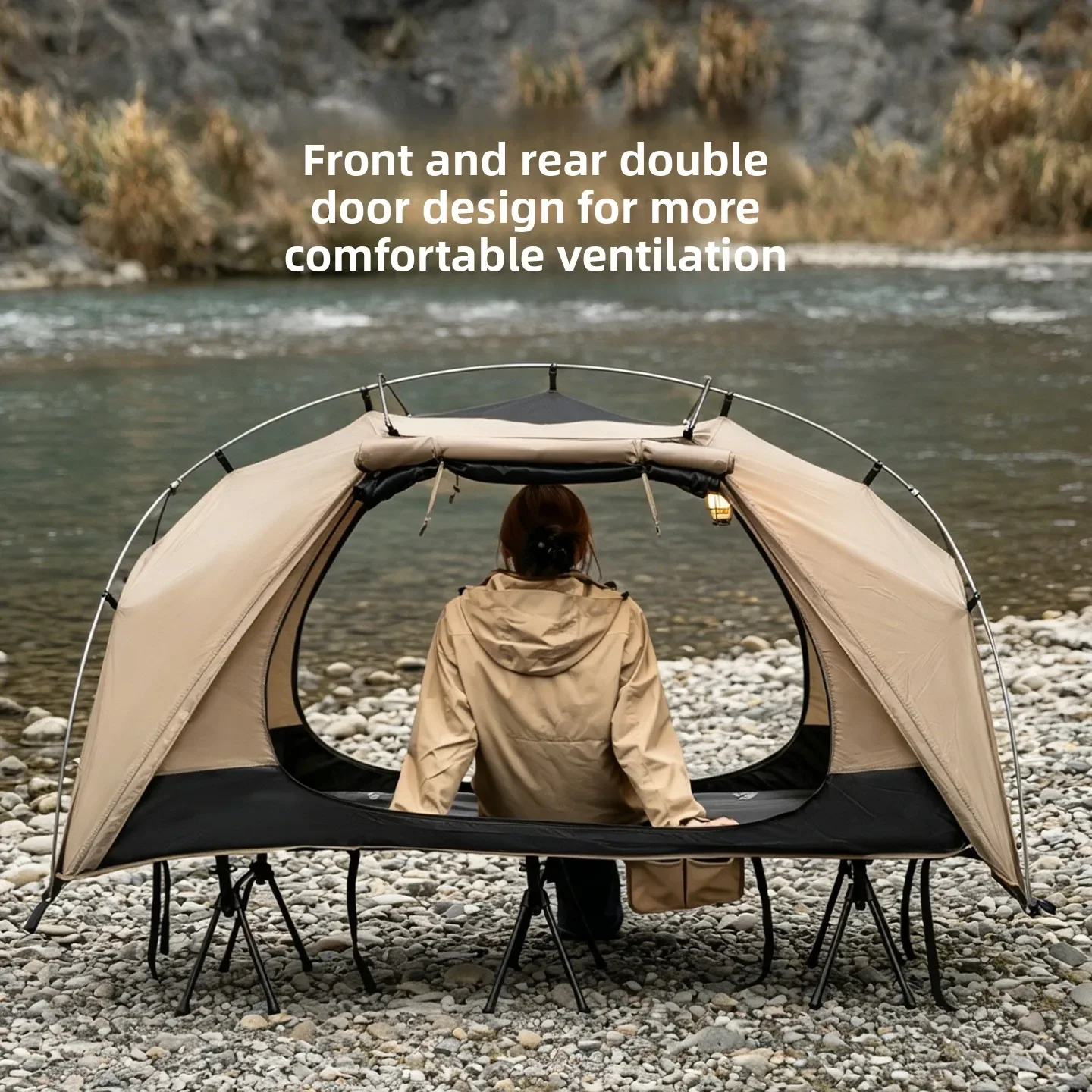 Outdoor Furniture Sunbrella - MOUNTAINHIKER Tente-lit de camping extérieure, mobilier