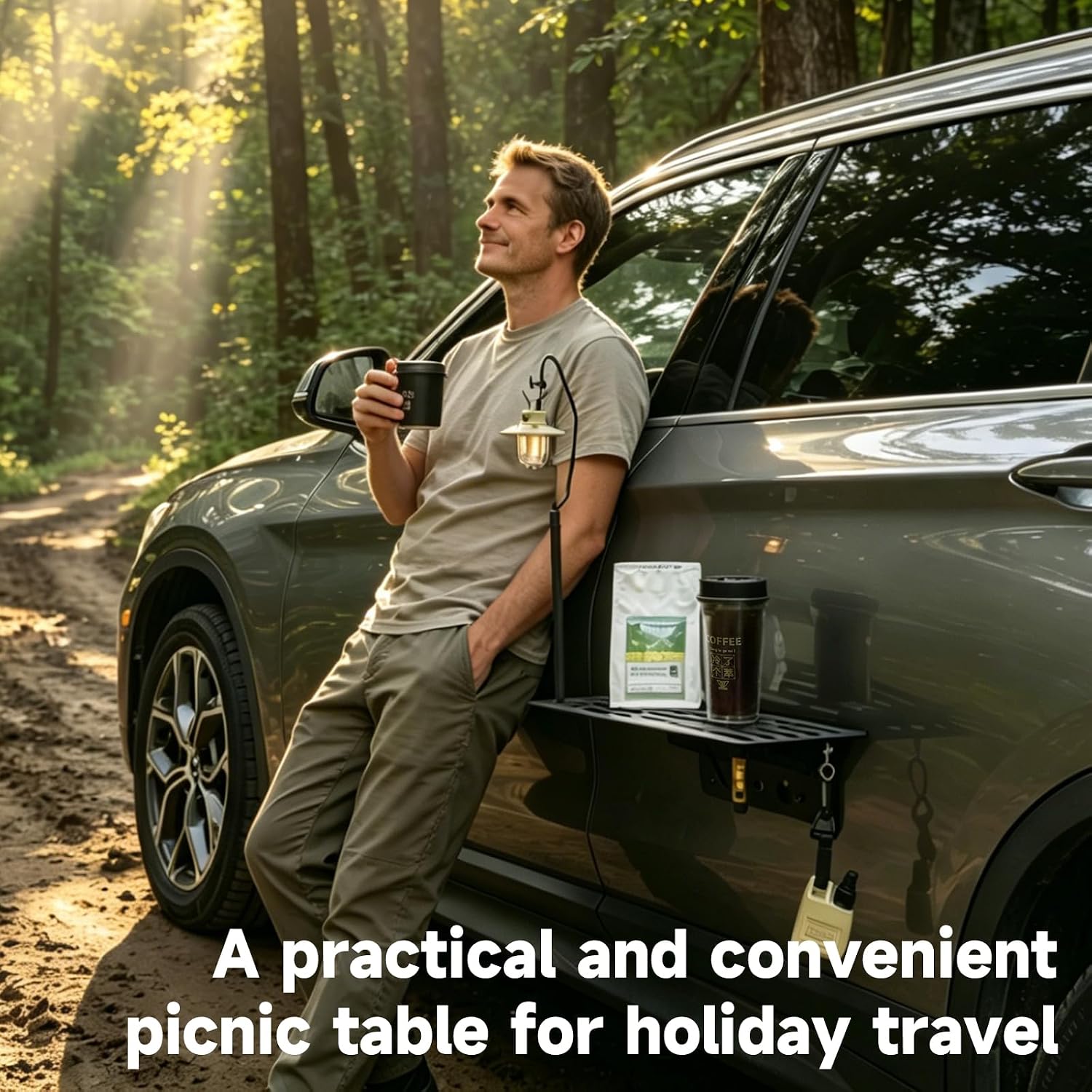 Outdoor Furniture Australia - Table latérale magnétique pliable pour voiture,