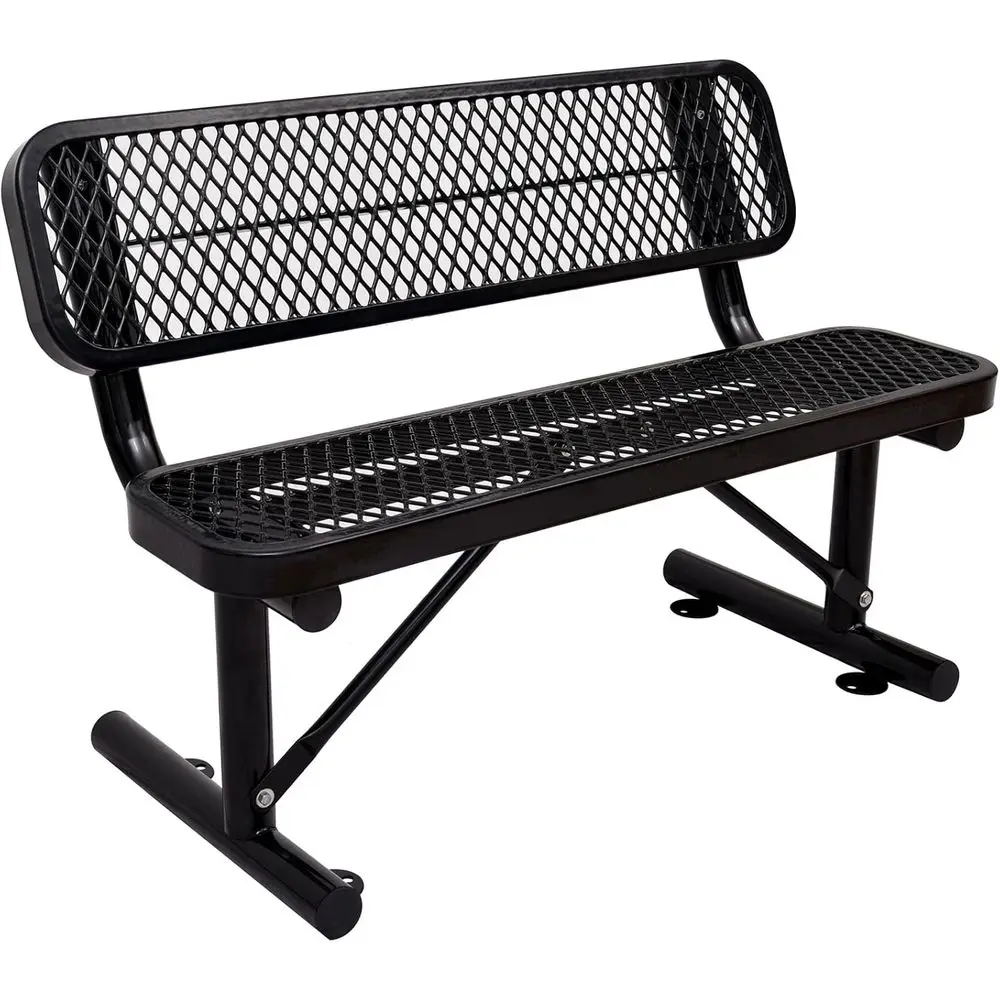 Garden Bench Metal - Banc en métal robuste pour extérieur