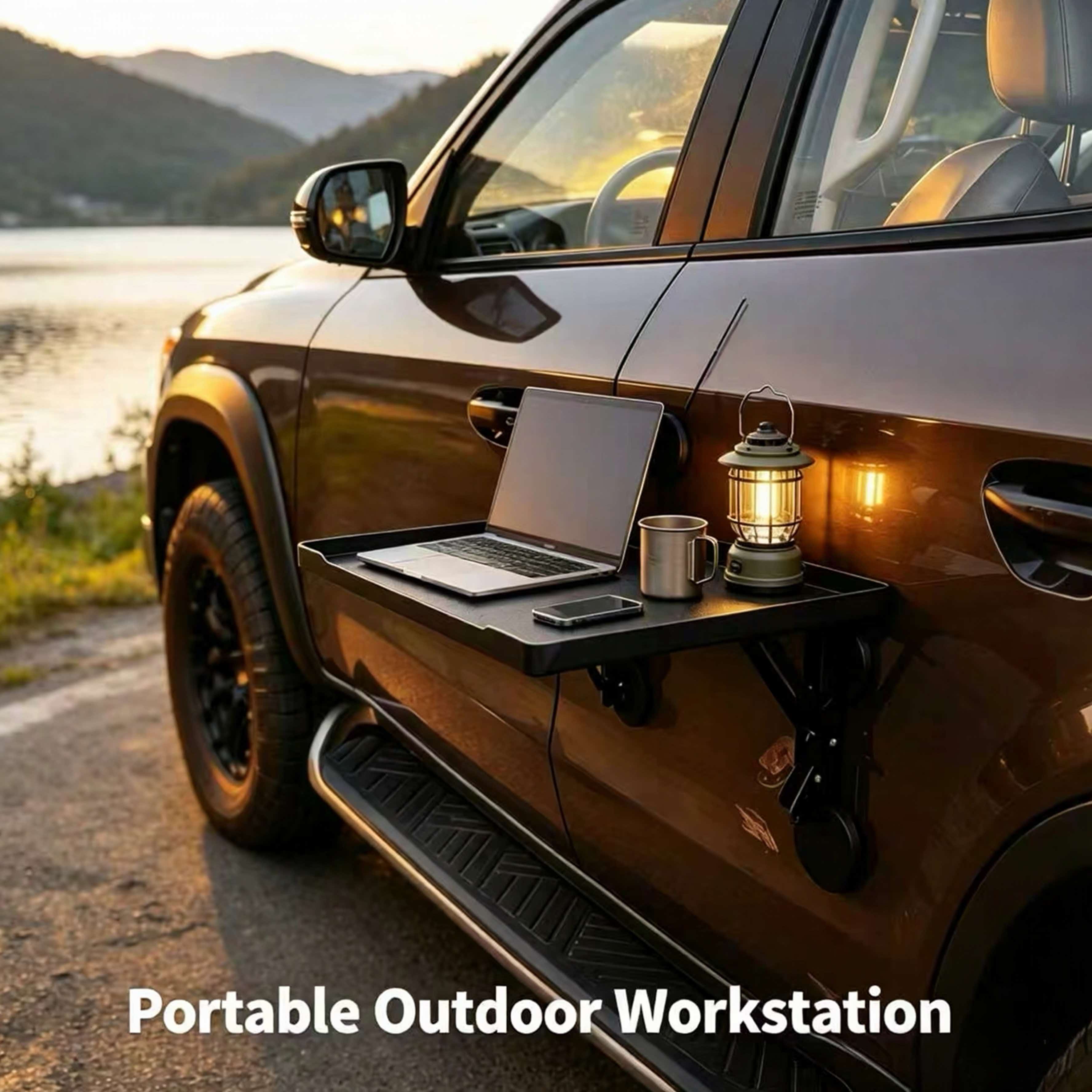 Outdoor Furniture Australia - Table d'appoint magnétique pliable pour voiture,