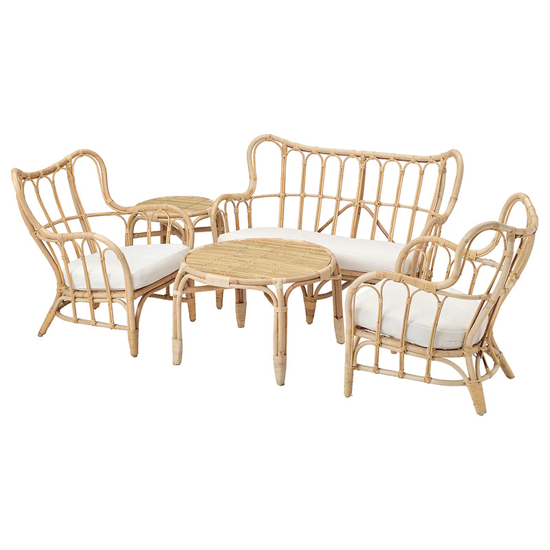 Outdoor Furniture Indonesia - Canapé double d'extérieur en rotin naturel
