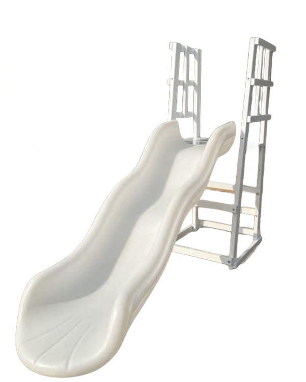 Outdoor Furniture Kids - Offre spéciale blanc Double toboggan intérieur