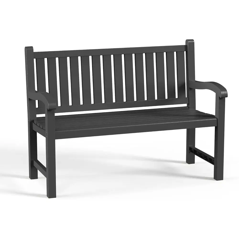 Garden Bench Metal - Banc de patio en résine pour
