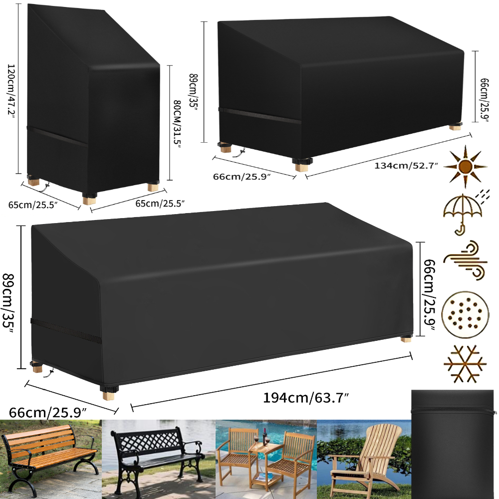 Outdoor Furniture Sunbrella - Housse de protection imperméable pour chaise