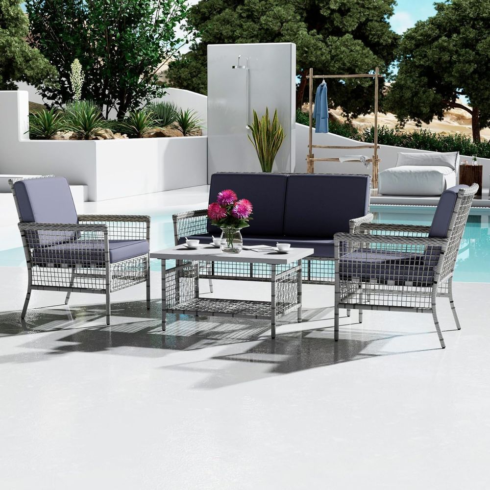 Ensemble de meubles de patio e - Outdoor Furniture Loveseat avis et prix