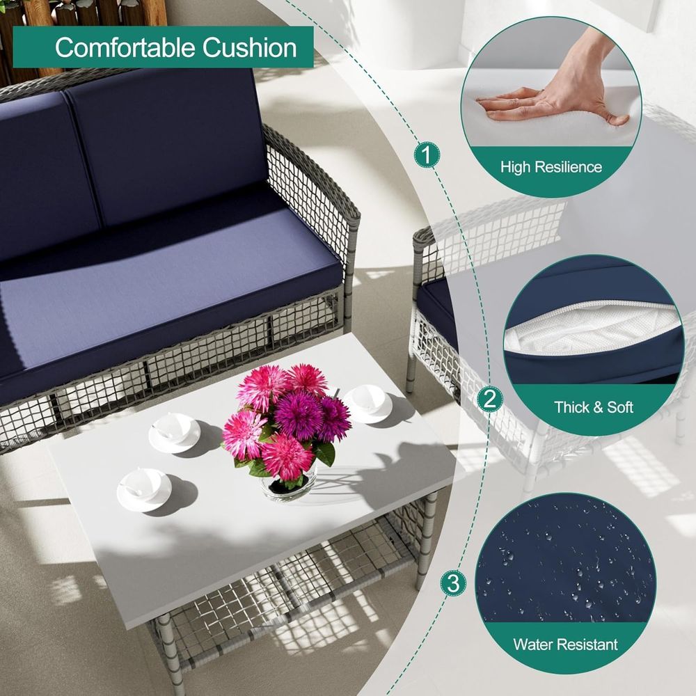 Ensemble de meubles de patio e - Outdoor Furniture Loveseat avis et prix