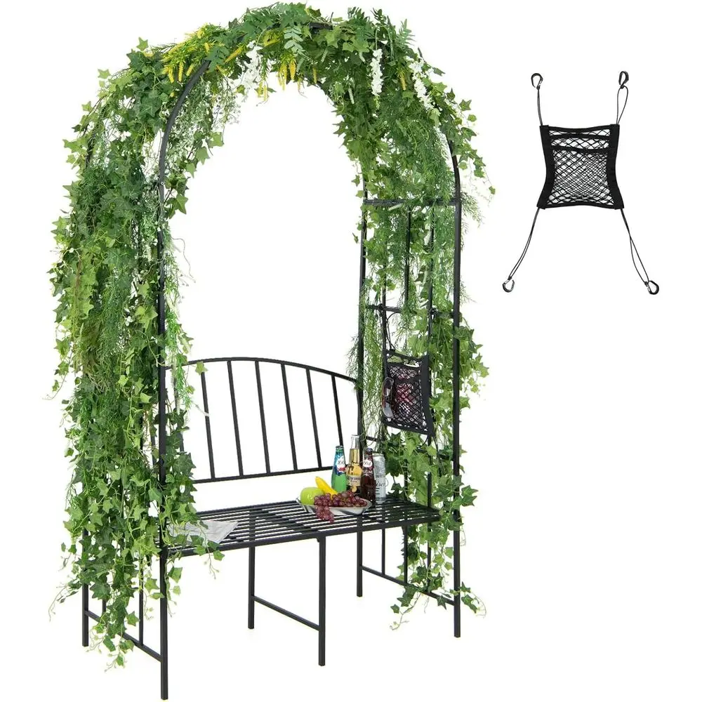 Arche de jardin en métal avec  - Garden Bench Metal avis et prix
