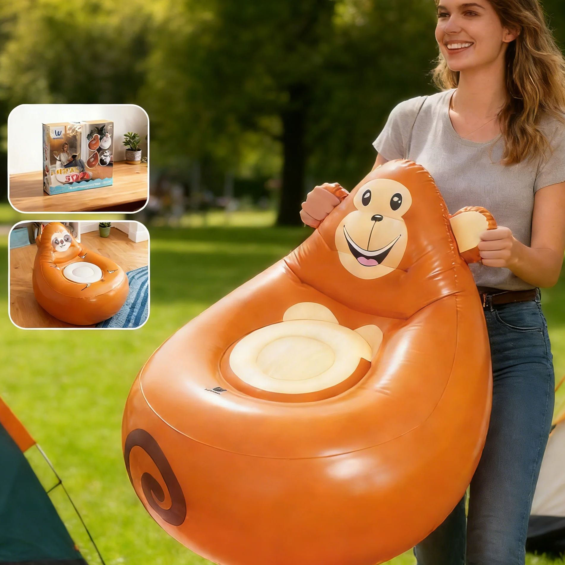 Canapé paresseux gonflable pou - Outdoor Furniture Kids avis et prix