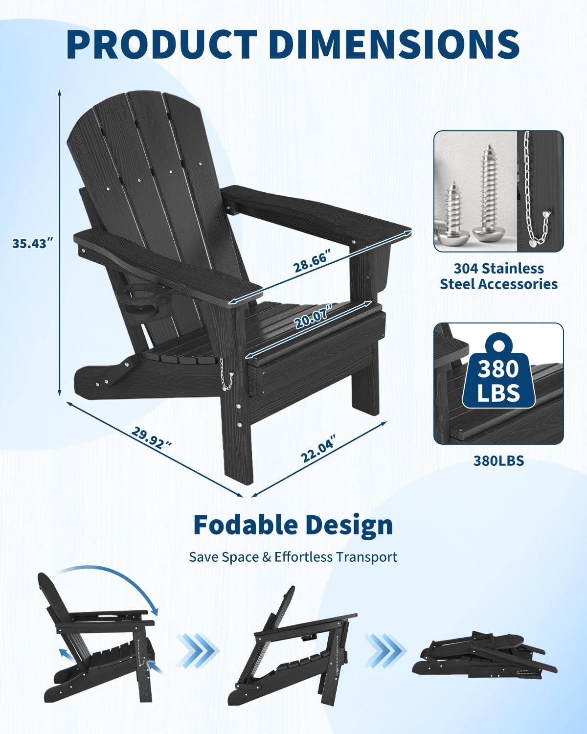 Chaise Adirondack pliable en p - Outdoor Furniture And Fire Pit avis et prix