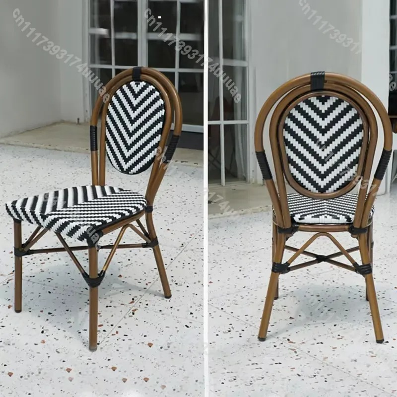 Chaise empilable en rotin styl - Outdoor Furniture For Cafe avis et prix