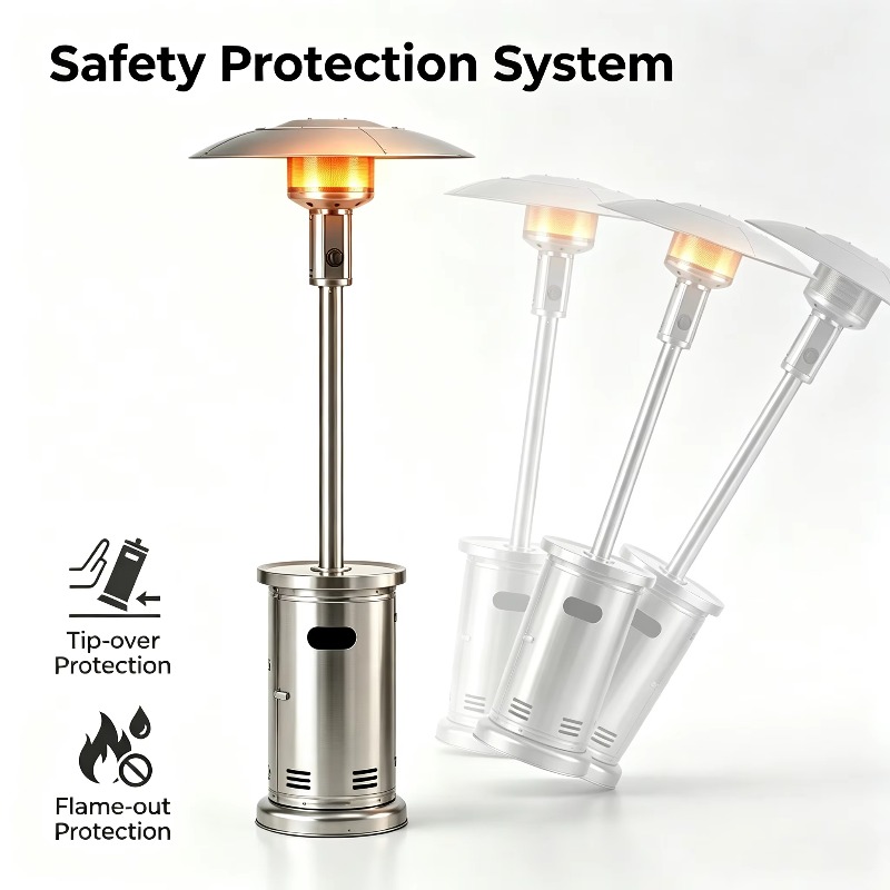 Chauffe-Parasol à Gaz Airo à C - Patio Heater Standing avis et prix