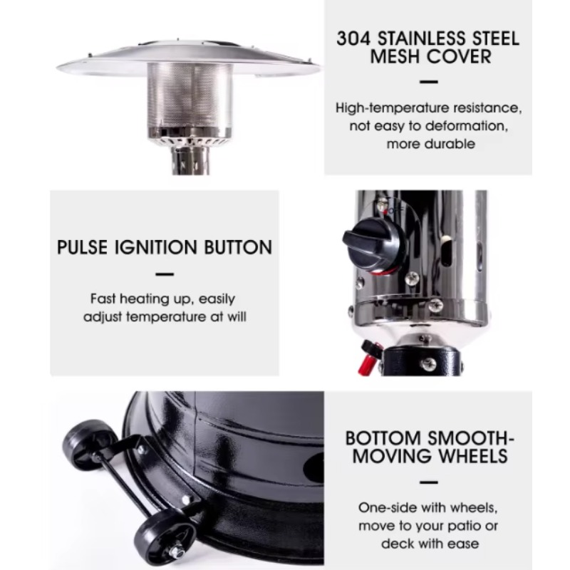 Radiateurs sur pied d'extérieu - Patio Heater Standing avis et prix