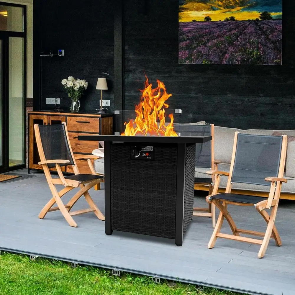 Ensemble de meubles de patio e - Outdoor Furniture And Fire Pit avis et prix
