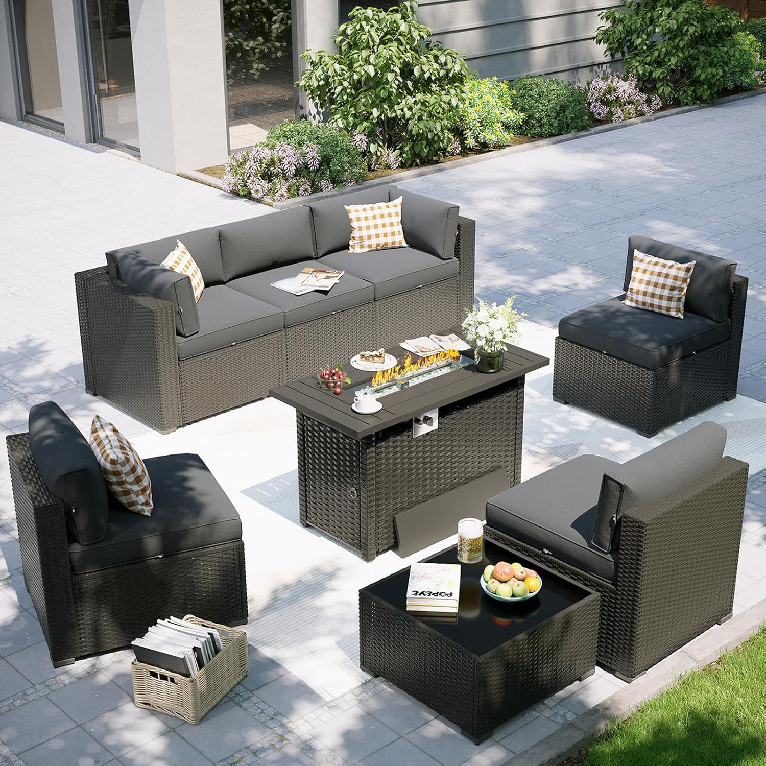 Ensemble de meubles de patio a - Outdoor Furniture And Fire Pit avis et prix
