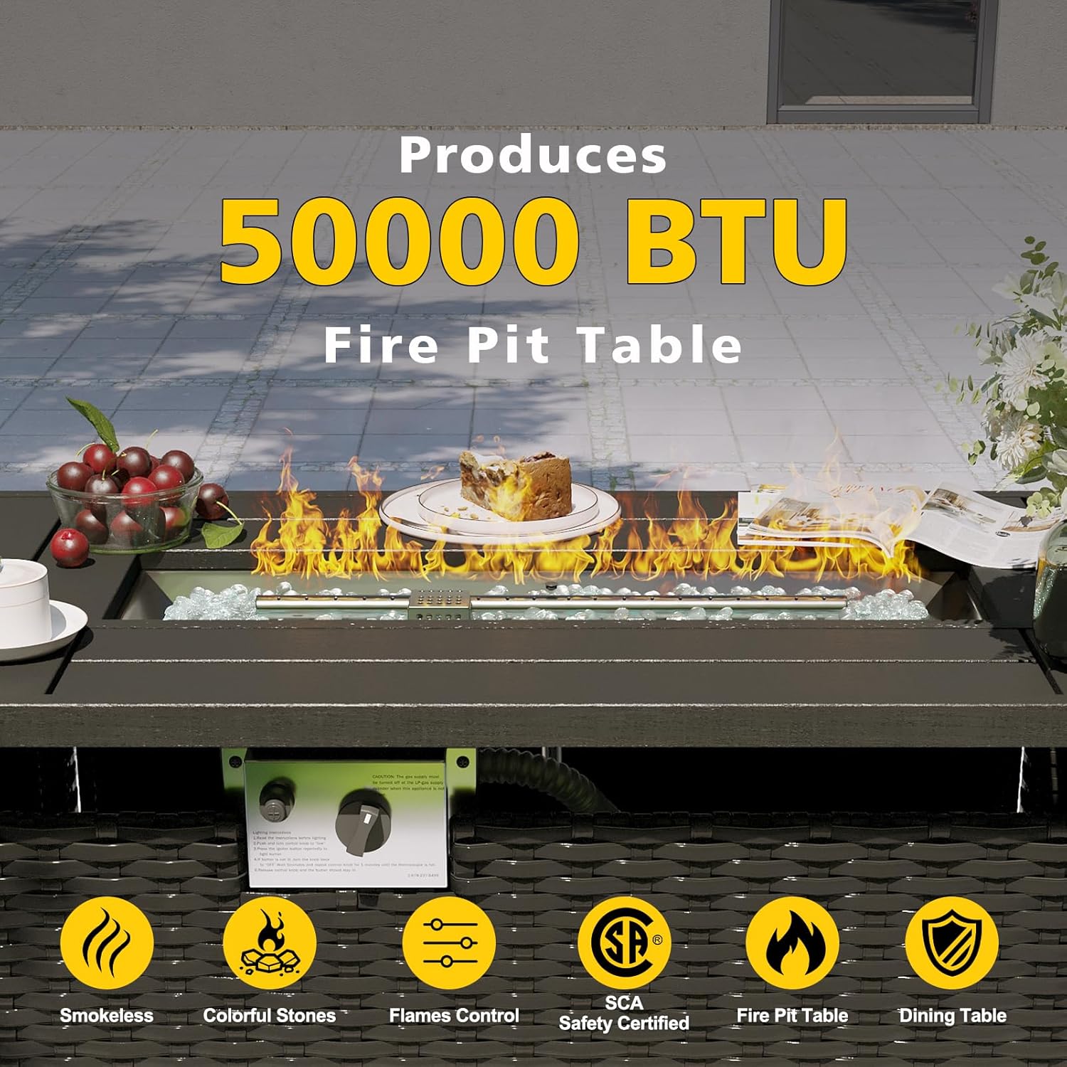 Ensemble de meubles de patio a - Outdoor Furniture And Fire Pit avis et prix