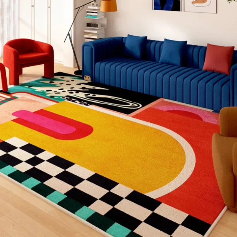 Salon Tapis Art Couleur Irrégu - Outdoor Furniture For Cafe avis et prix