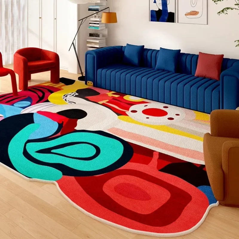 Salon Tapis Art Couleur Irrégu - Outdoor Furniture For Cafe avis et prix