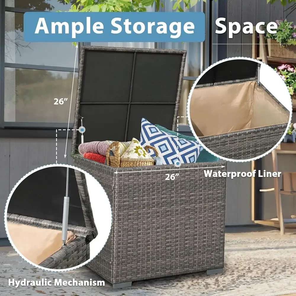Ensemble de mobilier de patio  - Outdoor Furniture And Fire Pit avis et prix