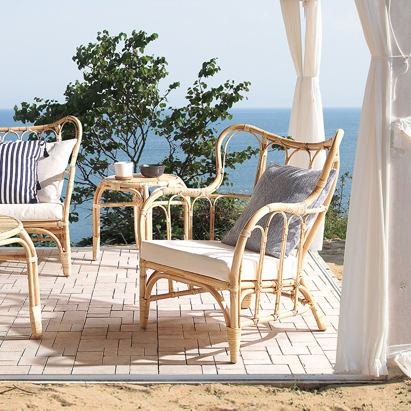 Canapé en rotin naturel pour l - Outdoor Furniture Indonesia avis et prix