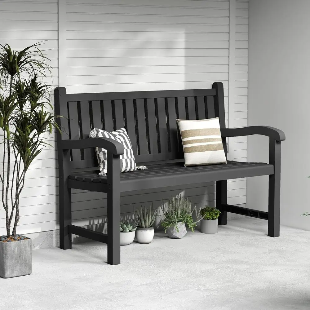 Banc de patio en résine pour 2 - Garden Bench Metal avis et prix