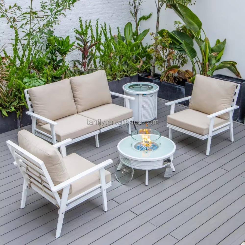 Ensemble de mobilier d'extérie - Outdoor Furniture And Fire Pit avis et prix