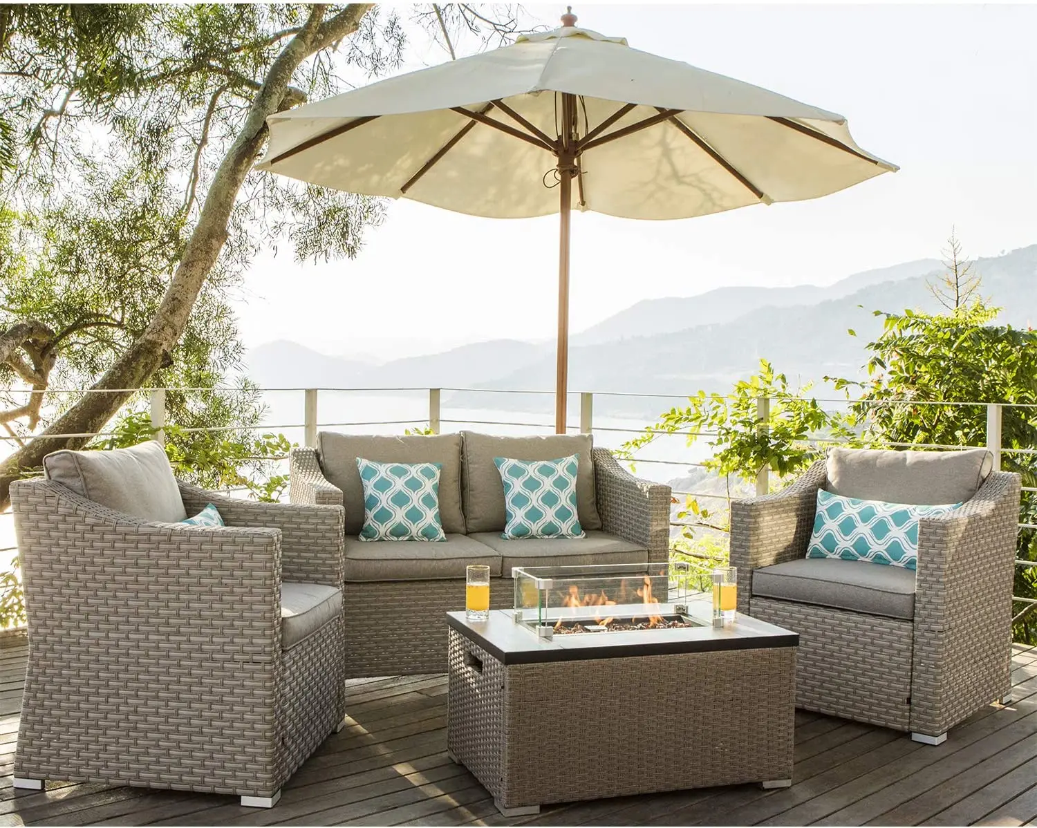 -Mobile d'extérieur canapé sec - Outdoor Furniture And Fire Pit avis et prix