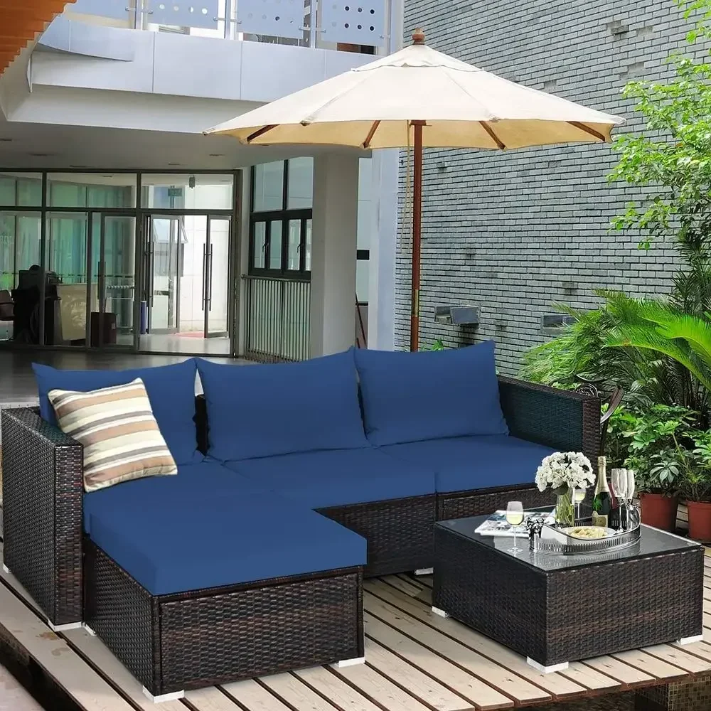 Ensemble de meubles de patio d - Outdoor Furniture Durable avis et prix