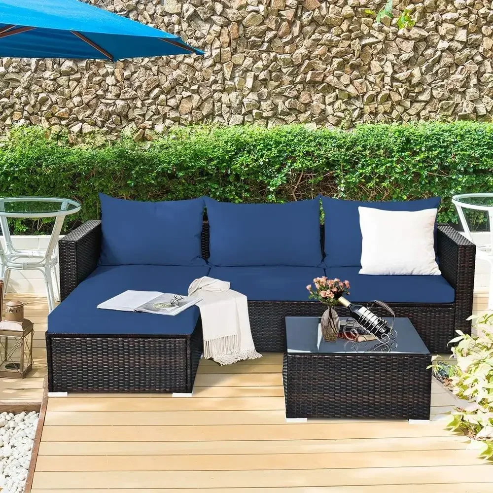 Ensemble de meubles de patio d - Outdoor Furniture Durable avis et prix
