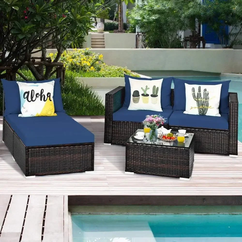 Ensemble de meubles de patio d - Outdoor Furniture Durable avis et prix