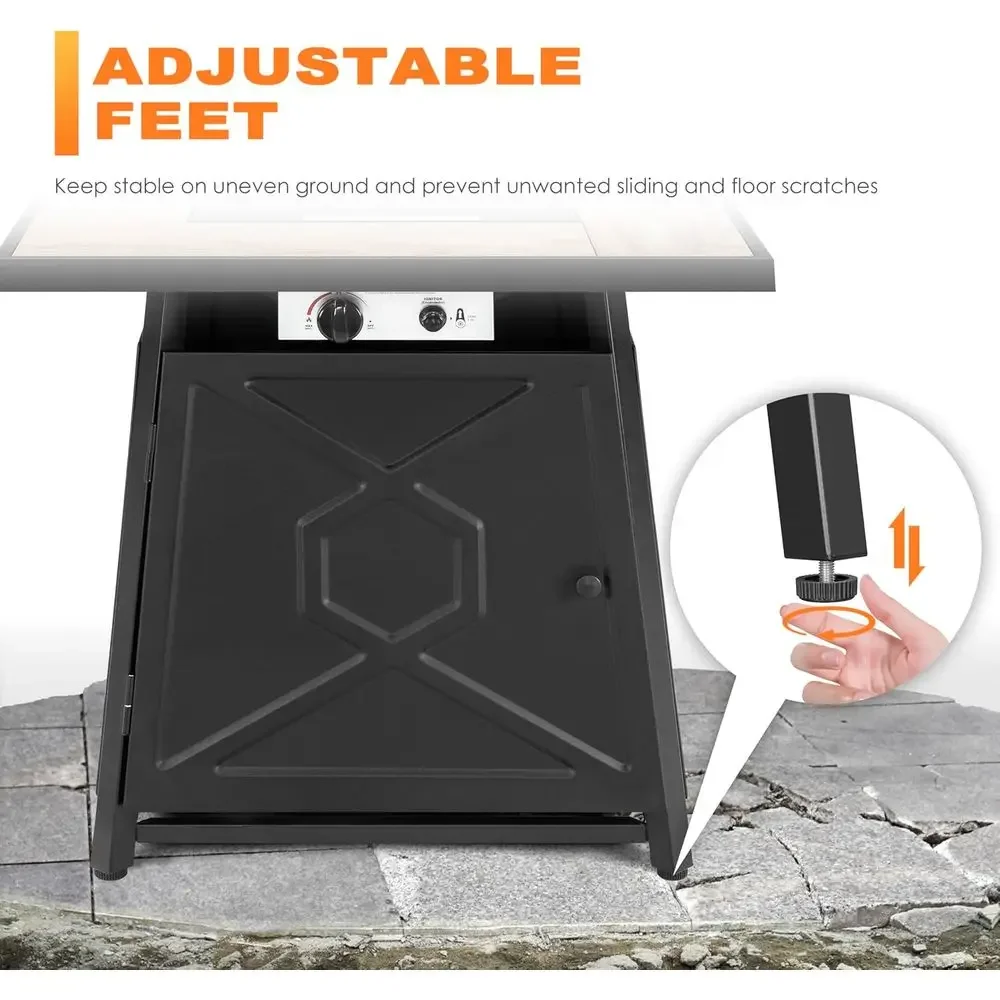 Ensemble de meubles de patio e - Outdoor Furniture And Fire Pit avis et prix